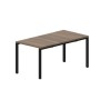 Strike STN2TS088 WNNR (Орех/Черный) Составной стол на 2 рабочих места