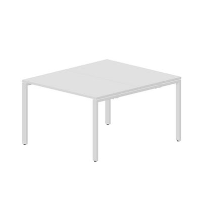 Strike STN2TS127 BLBL (Белый/Белый) Составной стол на 2 рабочих места