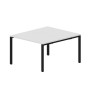 Strike STN2TS127 BLNR (Белый/Черный) Составной стол на 2 рабочих места