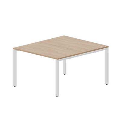 Strike STN2TS127 OWBL (Светлый дуб/Белый) Составной стол на 2 рабочих места