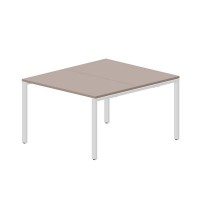 Strike STN2TS127 TRBL (Тортора/Белый) Составной стол на 2 рабочих места