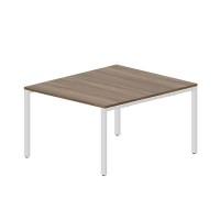 Strike STN2TS127 WNBL (Орех/Белый) Составной стол на 2 рабочих места