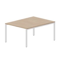 Strike STN2TS128 OWBL (Светлый дуб/Белый) Составной стол на 2 рабочих места