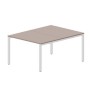 Strike STN2TS128 TRBL (Тортора/Белый) Составной стол на 2 рабочих места