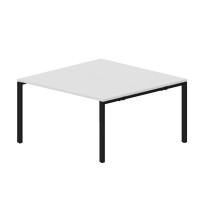 Strike STN2TS147 BLNR (Белый/Черный) Составной стол на 2 рабочих места