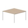 Strike STN2TS147 OWBL (Светлый дуб/Белый) Составной стол на 2 рабочих места