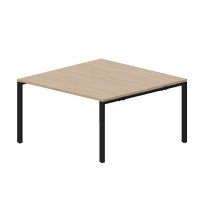 Strike STN2TS147 OWNR (Светлый дуб/Черный) Составной стол на 2 рабочих места
