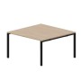 Strike STN2TS147 OWNR (Светлый дуб/Черный) Составной стол на 2 рабочих места