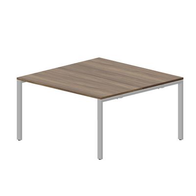 Strike STN2TS147 WNAL (Орех/Алюминий) Составной стол на 2 рабочих места
