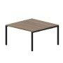 Strike STN2TS147 WNNR (Орех/Черный) Составной стол на 2 рабочих места