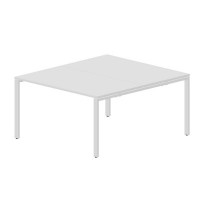 Strike STN2TS148 BLBL (Белый/Белый) Составной стол на 2 рабочих места