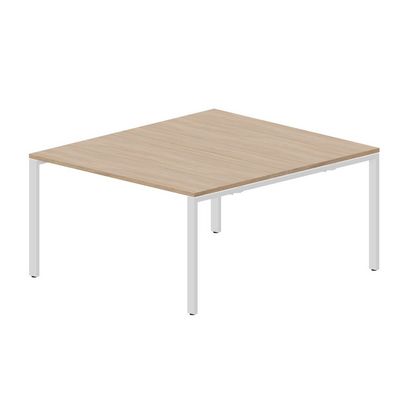 Strike STN2TS148 OWBL (Светлый дуб/Белый) Составной стол на 2 рабочих места