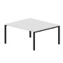 Strike STN2TS167 BLNR (Белый/Черный) Составной стол на 2 рабочих места
