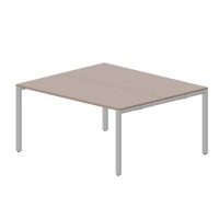 Strike STN2TS167 TRAL (Тортора/Алюминий) Составной стол на 2 рабочих места