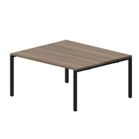 Strike STN2TS167 WNNR (Орех/Черный) Составной стол на 2 рабочих места