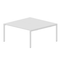 Strike STN2TS168 BLBL (Белый/Белый) Составной стол на 2 рабочих места