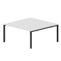 Strike STN2TS168 BLNR (Белый/Черный) Составной стол на 2 рабочих места