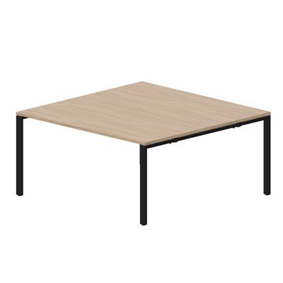 Strike STN2TS168 OWNR (Светлый дуб/Черный) Составной стол на 2 рабочих места