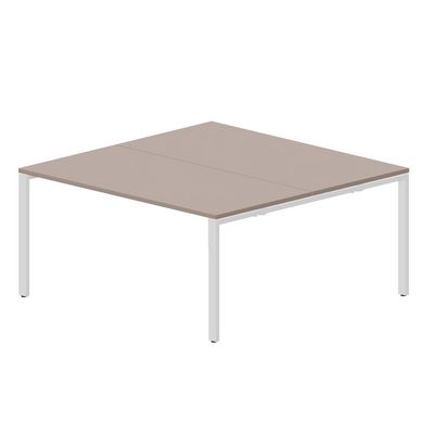 Strike STN2TS168 TRBL (Тортора/Белый) Составной стол на 2 рабочих места