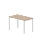 Strike STNG127 OWBL (Светлый дуб/Белый) Стол, 2 громмета