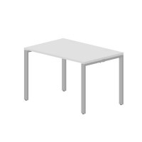 Strike STNG128 BLAL (Белый/Алюминий) Стол, 2 громмета