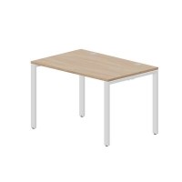 Strike STNG128 OWBL (Светлый дуб/Белый) Стол, 2 громмета