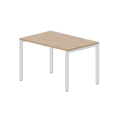 Strike STNG128 OWBL (Светлый дуб/Белый) Стол, 2 громмета