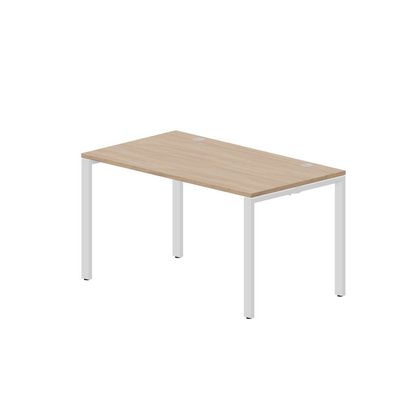 Strike STNG148 OWBL (Светлый дуб/Белый) Стол, 2 громмета