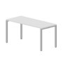 Strike STNG167 BLAL (Белый/Алюминий) Стол, 2 громмета