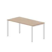 Strike STNG168 OWBL (Светлый дуб/Белый) Стол, 2 громмета