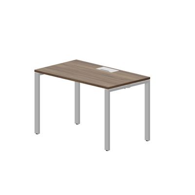 Strike STNL127 WNAL (Орех/Алюминий) Стол, металлический аутлет