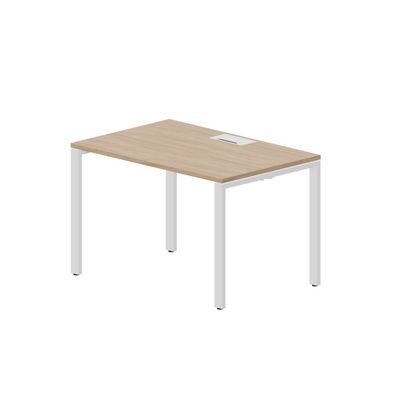 Strike STNL128 OWBL (Светлый дуб/Белый) Стол, металлический аутлет