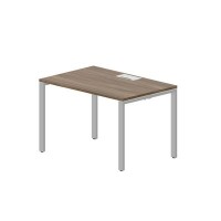 Strike STNL128 WNAL (Орех/Алюминий) Стол, металлический аутлет