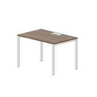 Strike STNL128 WNBL (Орех/Белый) Стол, металлический аутлет