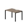 Strike STNL128 WNNR (Орех/Черный) Стол, металлический аутлет