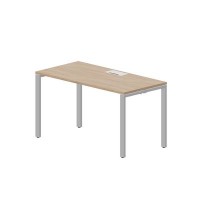 Strike STNL147 OWAL (Светлый дуб/Алюминий) Стол, металлический аутлет