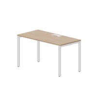 Strike STNL147 OWBL (Светлый дуб/Белый) Стол, металлический аутлет