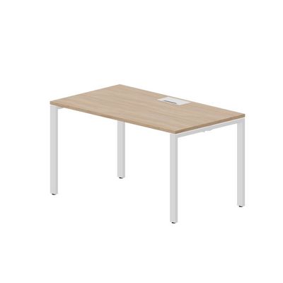 Strike STNL148 OWBL (Светлый дуб/Белый) Стол, металлический аутлет