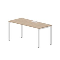 Strike STNL167 OWBL (Светлый дуб/Белый) Стол, металлический аутлет
