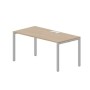 Страйк STNL168 OWAL (Светлый дуб/Алюминий) Стол, металлический аутлет