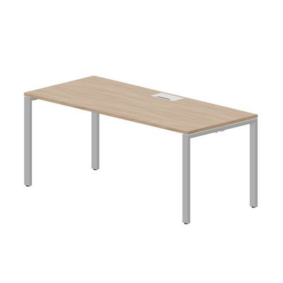 Strike STNL188 OWAL (Светлый дуб/Алюминий) Стол, металлический аутлет