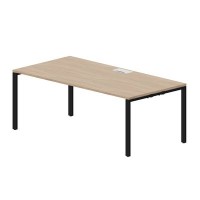Strike STNL2010 OWNR (Светлый дуб/Черный) Стол, металлический аутлет