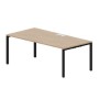 Strike STNL2010 OWNR (Светлый дуб/Черный) Стол, металлический аутлет