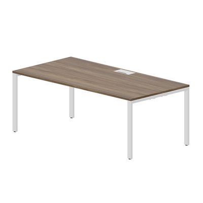 Strike STNL2010 WNBL (Орех/Белый) Стол, металлический аутлет