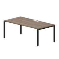 Strike STNL2010 WNNR (Орех/Черный) Стол, металлический аутлет