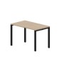 Strike STNM127 OWNR (Светлый дуб/Черный) Стол, меламиновый аутлет