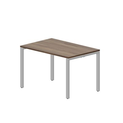 Strike STNM128 WNAL (Орех/Алюминий) Стол, меламиновый аутлет