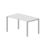 Strike STNM148 BLAL (Белый/Алюминий) Стол, меламиновый аутлет