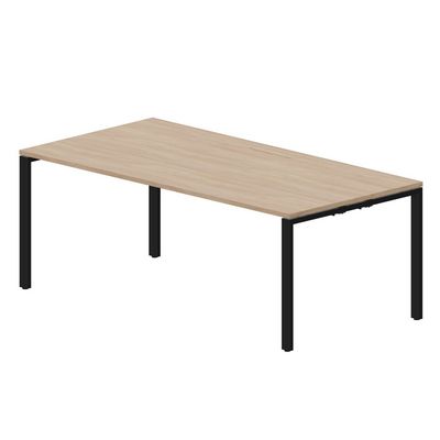 Strike STNM2010 OWNR (Светлый дуб/Черный) Стол, меламиновый аутлет