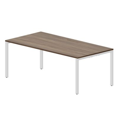 Strike STNM2010 WNBL (Орех/Белый) Стол, меламиновый аутлет